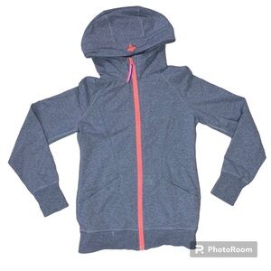 Ivivva Grey Full Zip Hoodie Girls 14